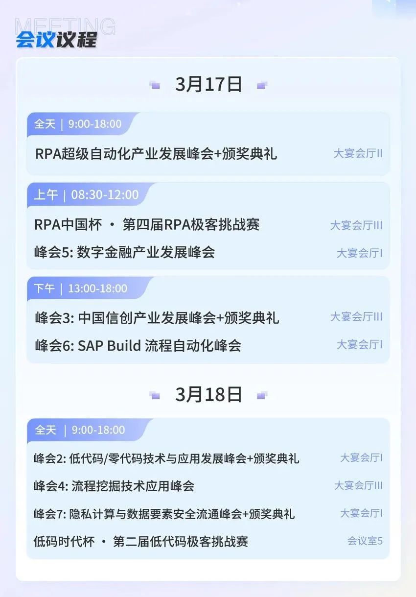 ISIG嘉宾阵容首发 | 信创、RPA、低代码、流程挖掘、数字金融等七大热门峰会将于3月17日上海举办